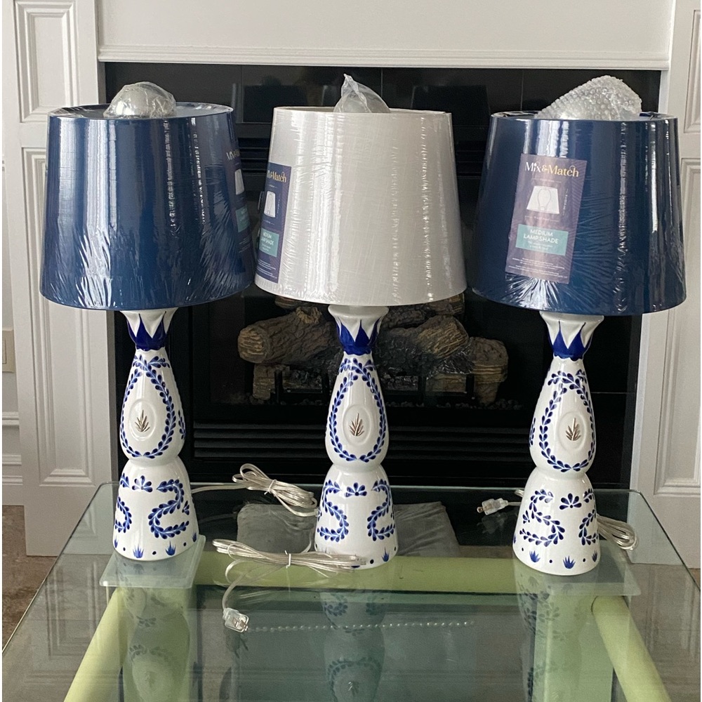 Tequila Clase Azul Lamp-Handmade